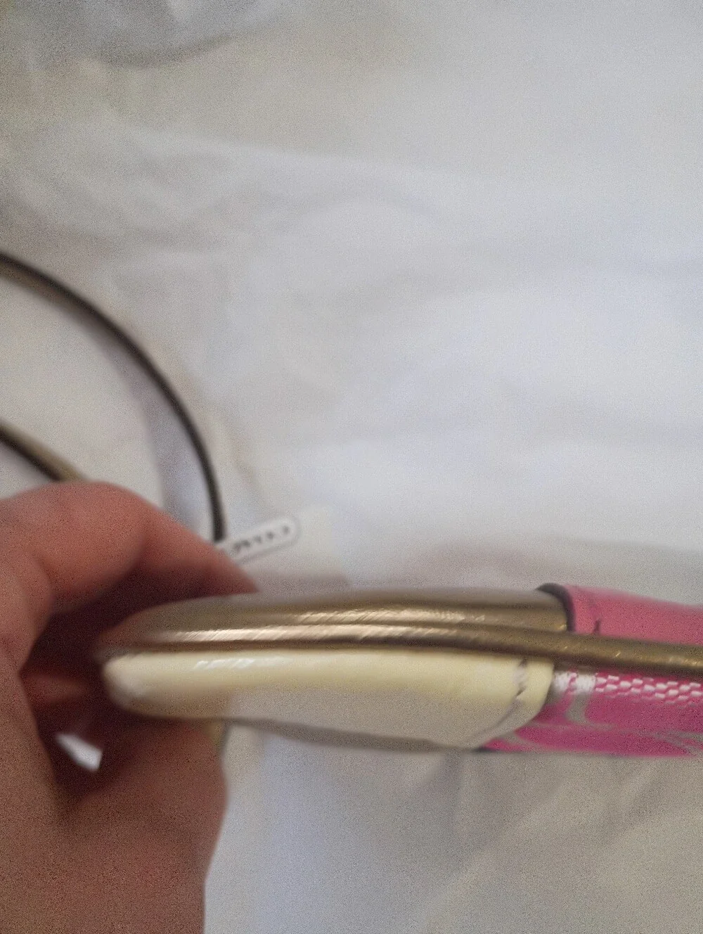 Coach Patchwork Wristlet in Pink, Blue, Gold, Cream